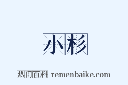 小杉是什么意思的图片